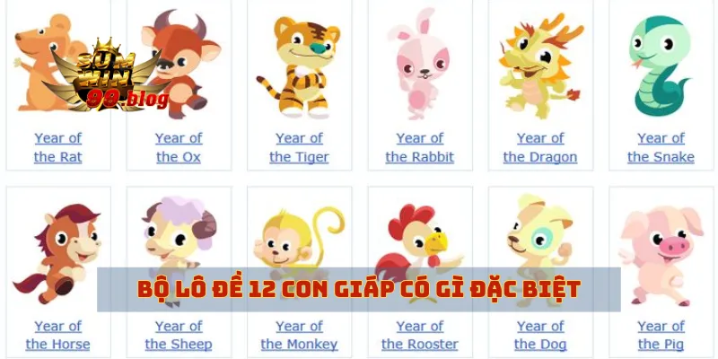 Bộ lô đề 12 con giáp có gì đặc biệt