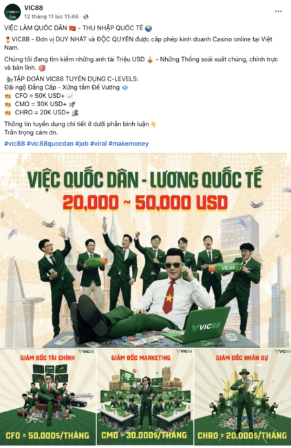 VIC88 chi lương 50.000 USD giữa tin đồn tiến gần thắng thầu